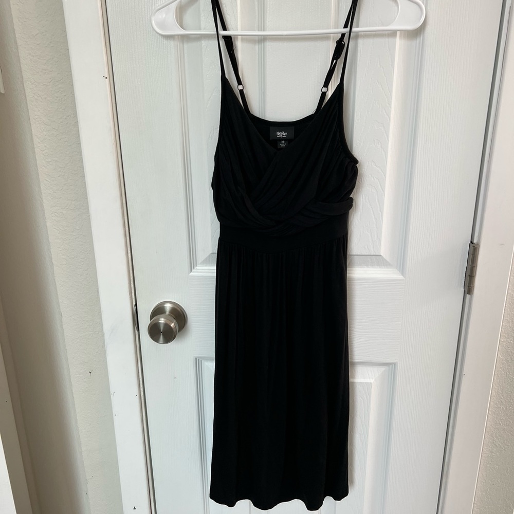 Mossimo Black Low Cut Loose Flowy Dress